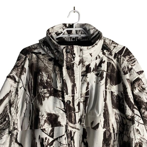 Great Outdoorsman Men Nature Print Full Zip Hooded Jacket - Picture 2 of 13